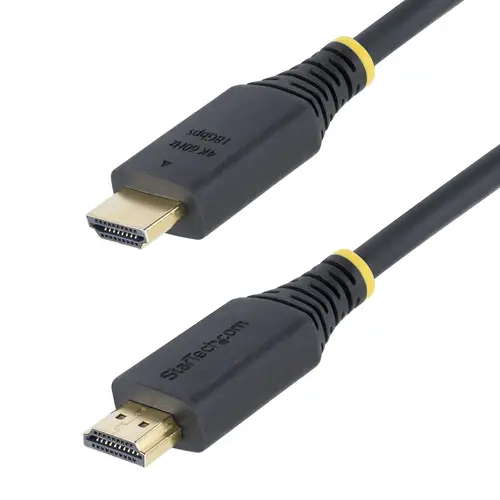 Cable HDMI de Alta Velocidad de 30cm - 4K 60Hz - 144Hz - UHD - HDR10/HDCP 2.2/ARC - 18Gbps - Cable HDMI 2.0 para Monitor o TV - Recubrimiento TPE - Imagen 2