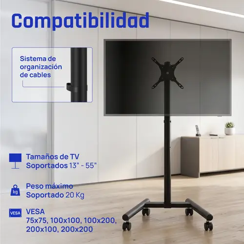 SRTV55 139,7 cm (55") Negro - Imagen 5