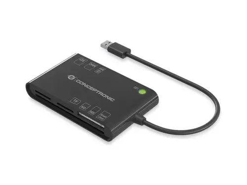 BIAN01B lector de tarjeta inteligente Interior USB 3.2 Gen 1 (3.1 Gen 1) Negro - Imagen 1