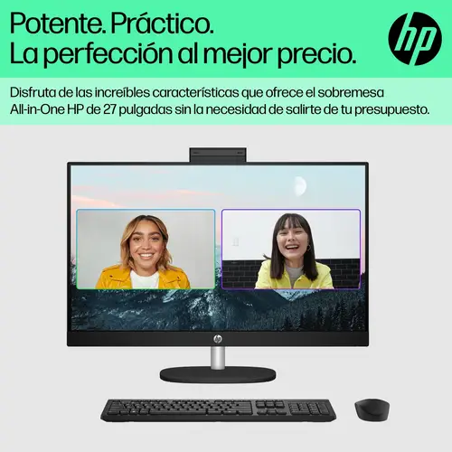 27-cr0026ns AMD Ryzen 3 7320U 68,6 cm (27") 1920 x 1080 Pixeles PC todo en uno 8 GB LPDDR5-SDRAM 512 GB SSD Windows 11 Home Wi-Fi 6 (802.11ax) Blanco - Imagen 7