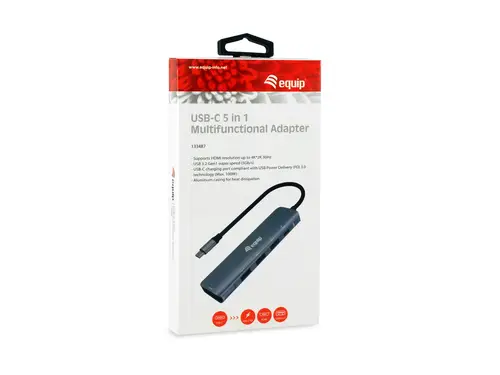 Adaptador multifunción USB-C 5 en 1, HDMI, USB 3.2 GEN1, 100W USB PD - Imagen 4