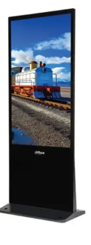 (DHI-LDV55-SAI400L-B3) DAHUA DISPLAY TOTEM 55 4K 2160X3840 / ANDROID 11 / 8MS / 320CD / 4+32GB / 2 X ALTAVOZ  5W / RJ45, USB, TF SLOT, HDMI, AUDIO IN, QUAD-CORE CORTEX-A55