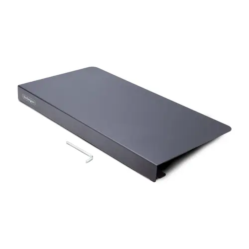 Superficie Manga de Acero para la Esquina de una Mesa o Escritorio de Esquina - 12,7-38,1mm de Grosor - Bandeja Extensora de Esquina de Escritorio o Mesa en L para Teclado - Imagen 8