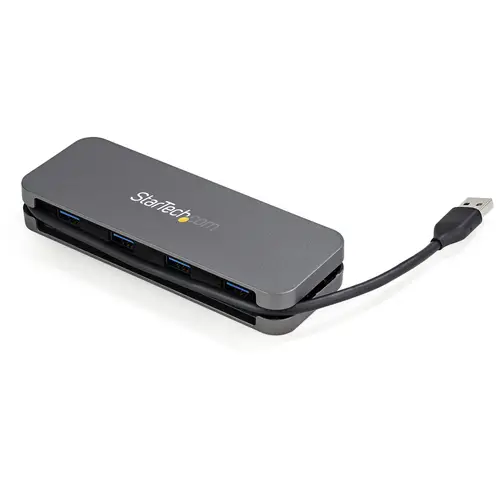 Hub USB 3.0 de 4 Puertos USB-A - Ladrón USB 3.2 Gen 1 SuperSpeed de 5Gbps Portátil Tipo A - Alimentado por el Bus USB - Concentrador USB para Ordenador de Sobremesa o Portátil - Imagen 4