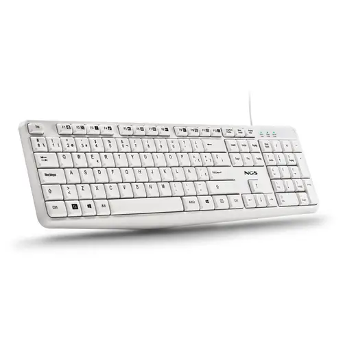 HERITAGE teclado Universal USB QWERTY Español Blanco - Imagen 5