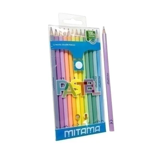LAPICES COLOR MITAMA PASTEL.C/12