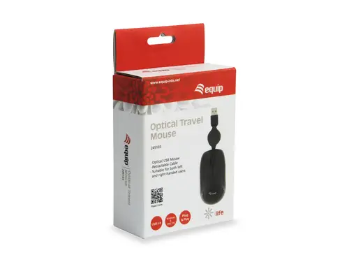 245103 ratón Viajes Ambidextro USB tipo A Óptico 1000 DPI - Imagen 4