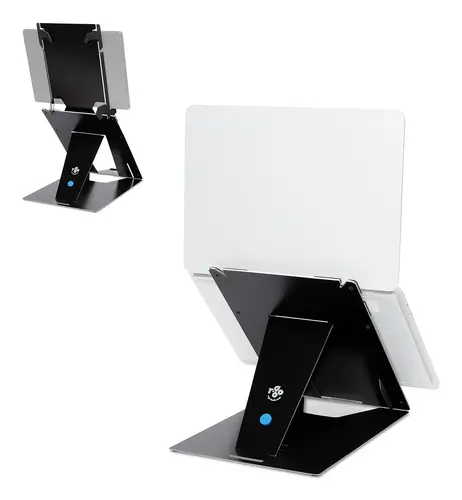 Soporte para tablet y portátil R-Go Riser Duo, apto para pantallas de 10-22 pulgadas, negro - Imagen 1