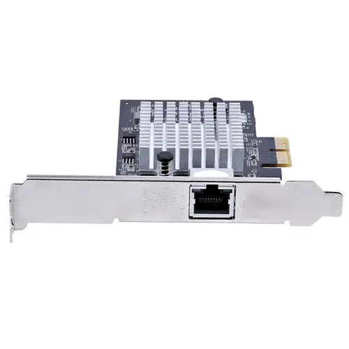 Tarjeta PCIe Adaptadora de Red de 1 Puerto RJ45 10Gb para PC o Servidor, Tarjeta PCI Express Ethernet de 6 Velocidades Compatible con Tramas Jumbo, 10GBASE-T/NBASE-T - Imagen 3