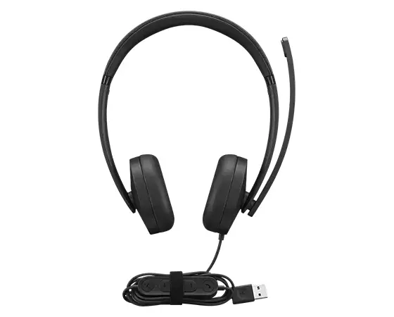 4XD1P83425 auricular y casco Auriculares Alámbrico Diadema Llamadas/Música USB tipo A Negro