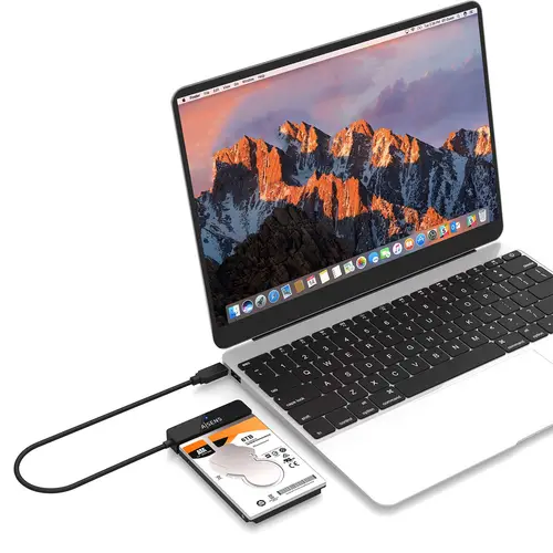 Adaptador SATA a USB-C USB3.0/USB3.1 Gen1 para Discos Duros 2.5?, Negro - Imagen 4