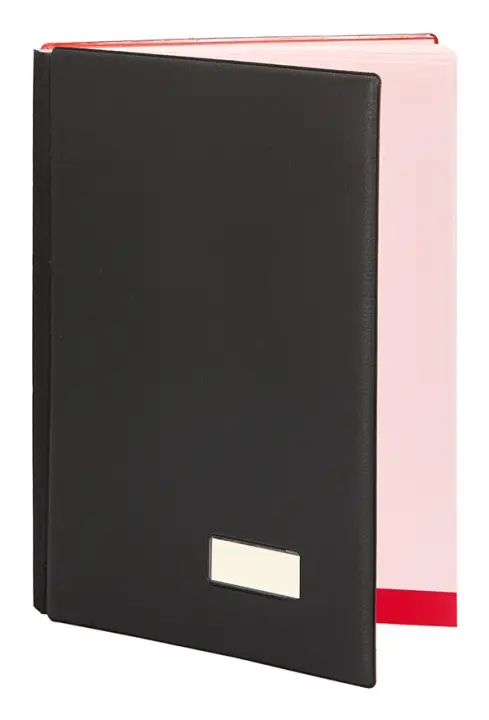 87401 carpeta Imitación piel Negro Folio