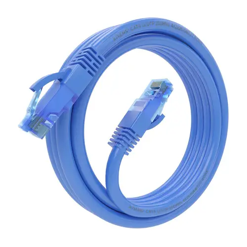 Cable De Red Latiguillo RJ45 Cat.6 UTP AWG26 CCA, Azul, 2.0 m - Imagen 2