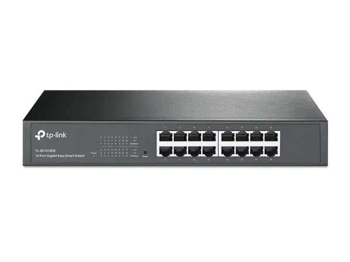 TL-SG1016DE Gestionado L2 Gigabit Ethernet (10/100/1000) 1U Negro