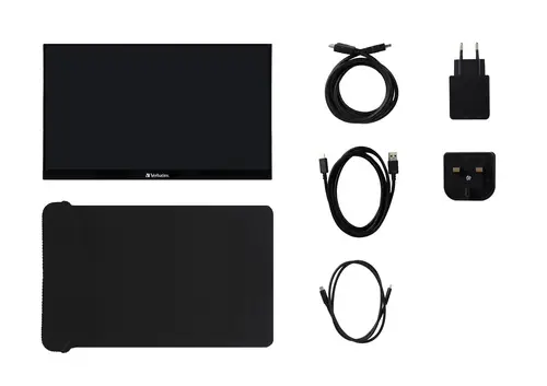 49591 pantalla para PC 35,6 cm (14") 1920 x 1080 Pixeles Full HD LCD Pantalla táctil Negro - Imagen 3