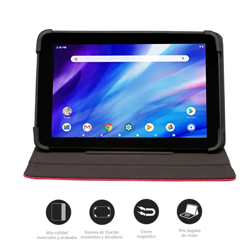 FUNDA UNIVERSAL TABLET DE 9,7" 10.5" ROJA - Imagen 4