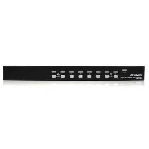Conmutador Switch KVM 8 Puertos de Vídeo DVI USB 2.0 USB B - 1U Rack Estante - Imagen 2