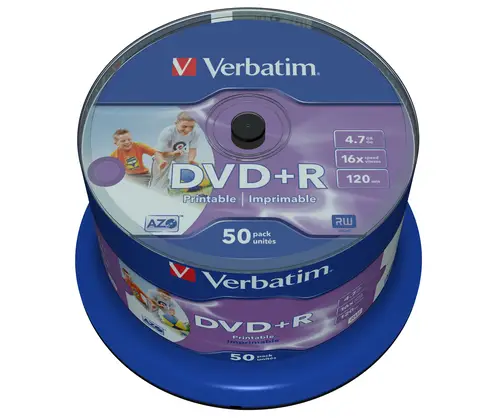 DVD+R Wide Inkjet Printable No ID Brand 4,7 GB 50 pieza(s) - Imagen 4