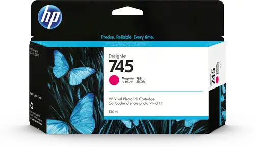 Cartucho de tinta DesignJet 745 magenta de 130 ml - Imagen 1
