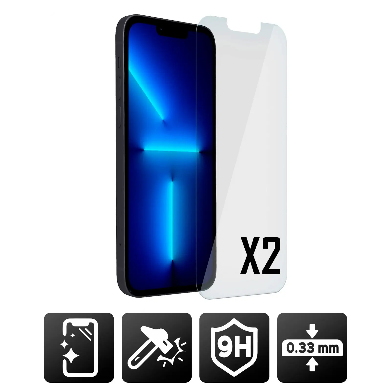 ALTSCRIP13PM2TG protector de pantalla o trasero para teléfono móvil Apple