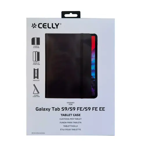 BOOKBAND12 funda para tablet 27,9 cm (11") Folio Negro - Imagen 5