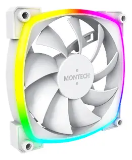 AX120 PWM Carcasa del ordenador Ventilador 12 cm Blanco 3 pieza(s)