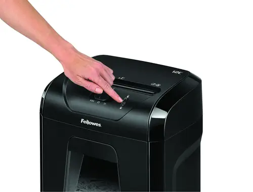 Powershred 12C triturador de papel Corte cruzado 22,5 cm Negro - Imagen 4