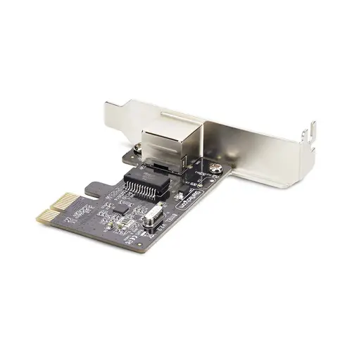 Tarjeta de Red PCI Express de 1 Puerto Gigabit - Adaptador Ethernet PCIe RJ45 - Perfil Bajo - 10/100/1000Mbps - Tarjeta LAN - Realtek RTL8111H - Windows y Linux - TAA - Imagen 2