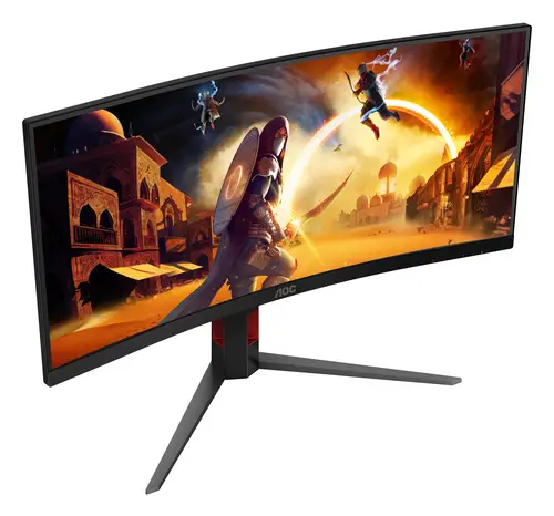 G4 CU34G4 pantalla para PC 86,4 cm (34") 3440 x 1440 Pixeles Wide Quad HD LED Negro, Rojo - Imagen 4
