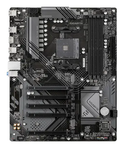B550 EAGLE Placa base - Procesadores AMD Ryzen serie 5000 G, VRM de 10+3+1 fases, hasta 3200 MHz DDR4, 1xPCIe 4.0 + 1xPCIe 3.0 M.2, LAN 1GbE, USB 3.2 Gen 2 - Imagen 2