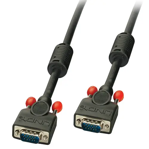 36371 cable VGA 0,5 m VGA (D-Sub) Negro - Imagen 1
