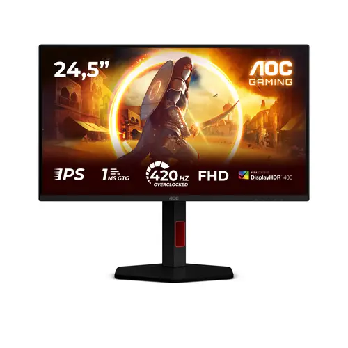 G4 25G4KUR pantalla para PC 62,2 cm (24.5") 1920 x 1080 Pixeles Full HD LED Negro, Rojo - Imagen 1