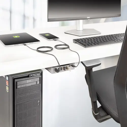 10G5A2CS-USB-C-HUB hub de interfaz USB 3.2 Gen 2 (3.1 Gen 2) Type-C 10000 Mbit/s Plata - Imagen 8