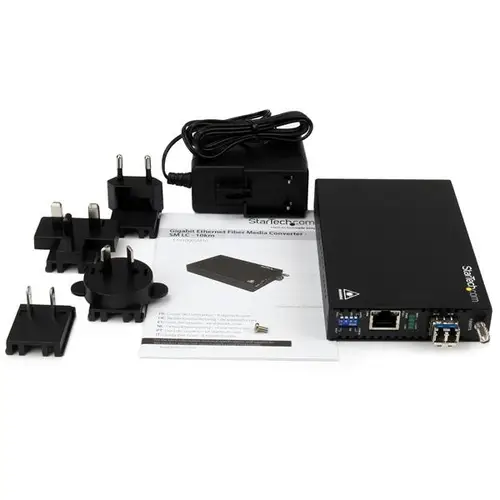 Conversor de Medios de Ethernet Gigabit de Cobre a Fibra - Monomodo LC - 10km - Imagen 5