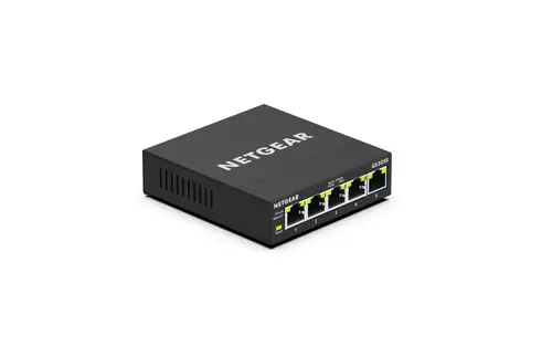 GS305E Gestionado Gigabit Ethernet (10/100/1000) Negro - Imagen 1