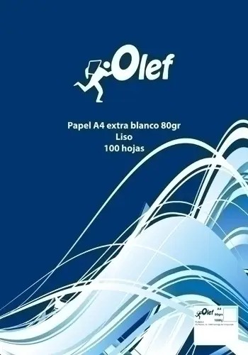 PAPEL A4 OLEF  80g 100h LISO