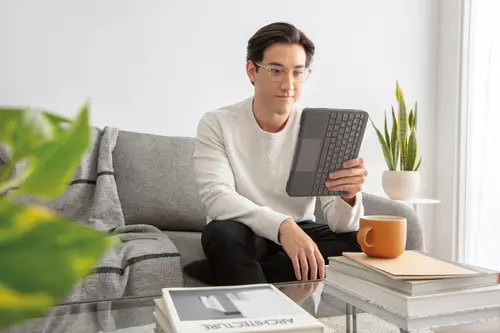 Folio Touch AZERTY Francés Smart Connector Gris - Imagen 11
