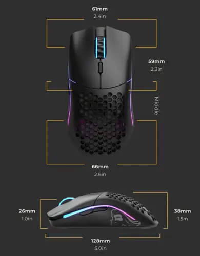 Model O Wireless ratón Juego mano derecha RF inalámbrico Óptico 19000 DPI - Imagen 11