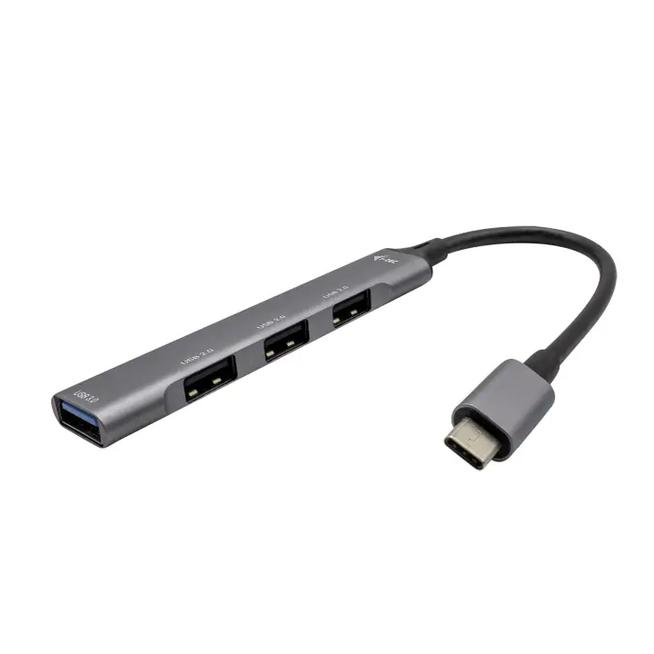 Metal USB-C HUB 1x USB 3.0 + 3x USB 2.0