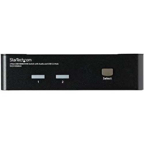 Conmutador Switch KVM 2 puertos HDMI con Hub Concentrador USB 2.0 Audio - 1920x1200 - Imagen 3