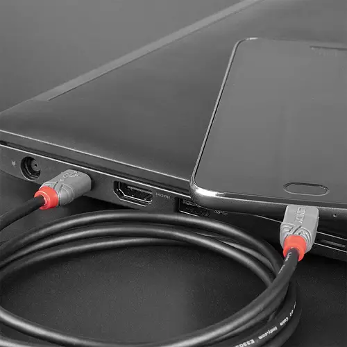 36893 cable USB USB 2.0 3 m USB C Micro-USB B Negro - Imagen 3