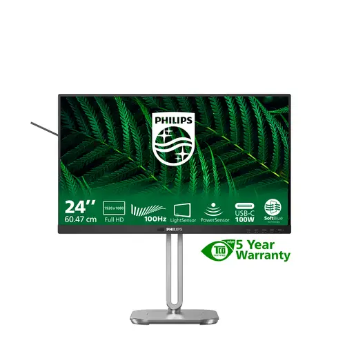 5000 series 24B2G5301/00 pantalla para PC 60,5 cm (23.8") 1920 x 1080 Pixeles Full HD LCD Negro - Imagen 3