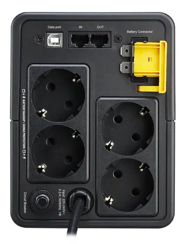 BX950MI-GR sistema de alimentación ininterrumpida (UPS) Línea interactiva 0,95 kVA 520 W 4 salidas AC - Imagen 2