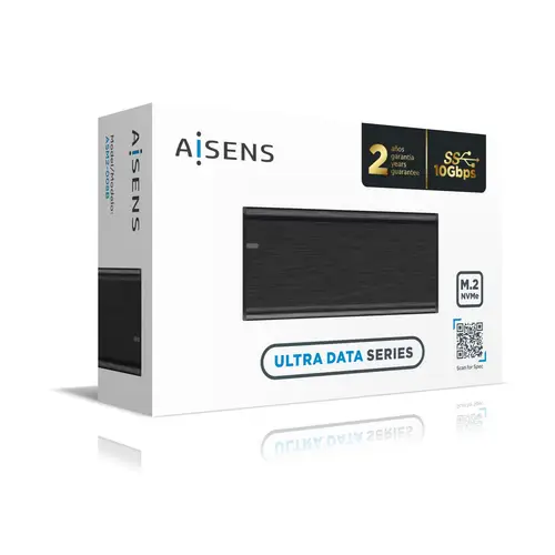 Caja Externa M.2 (NGFF) ASM2-008B NVMe a USB3.2 Gen2, Negra - Imagen 5