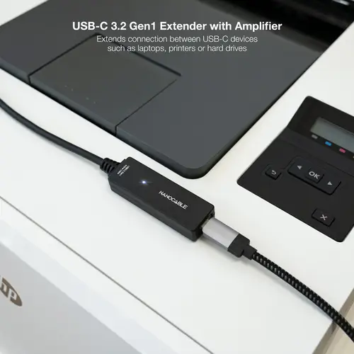 10.01.1311 cable USB USB 3.2 Gen 1 (3.1 Gen 1) 5 m USB C Negro - Imagen 2