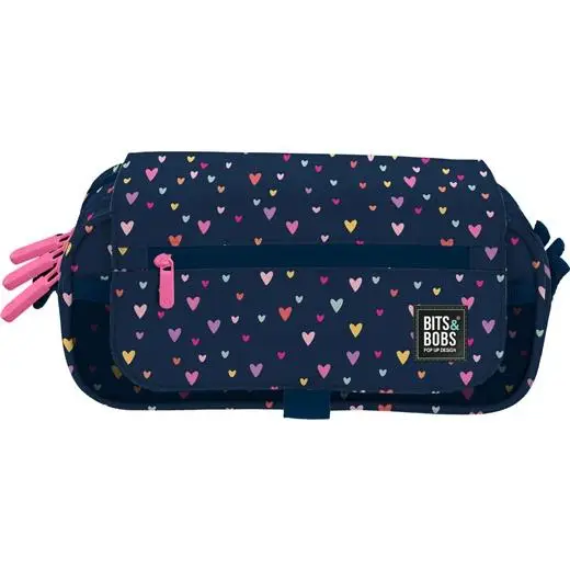 GRAFOPLÁS PORTATODO TRIPLE C/SOLAPA BITS&BOBS HEARTS