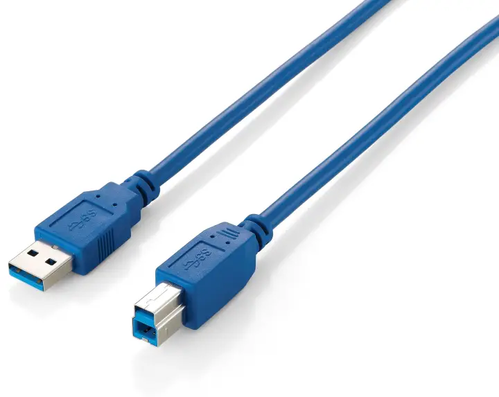 128292 Cable USB 3.0 Tipo A Macho a Tipo B Macho , 1,8m , Azul