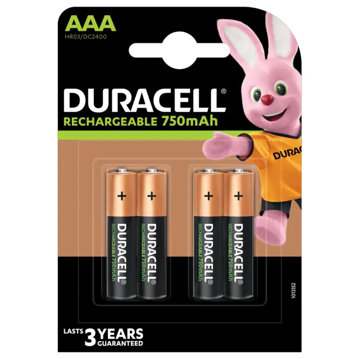 AAA (4pcs) Batería recargable Níquel-metal hidruro (NiMH)