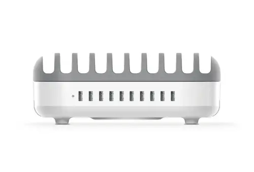 10PUSBDKS-UK organizador para estación de carga Independiente Gris, Blanco - Imagen 2