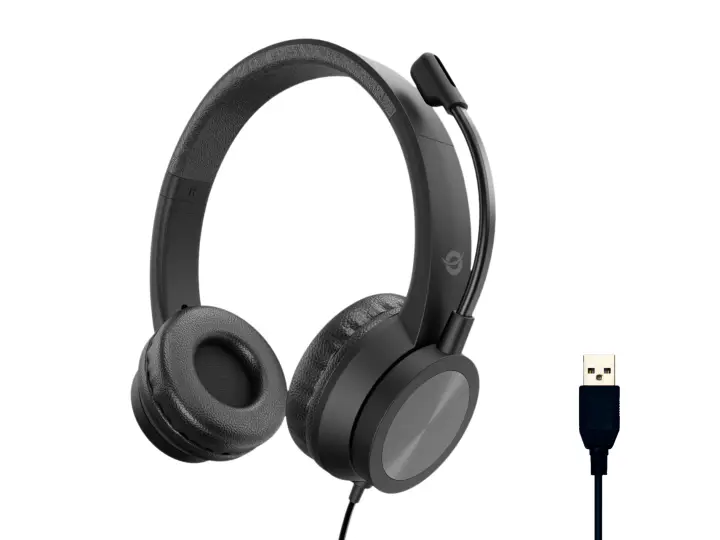 POLONA05B auricular y casco Auriculares Alámbrico Diadema Llamadas/Música USB tipo A Negro